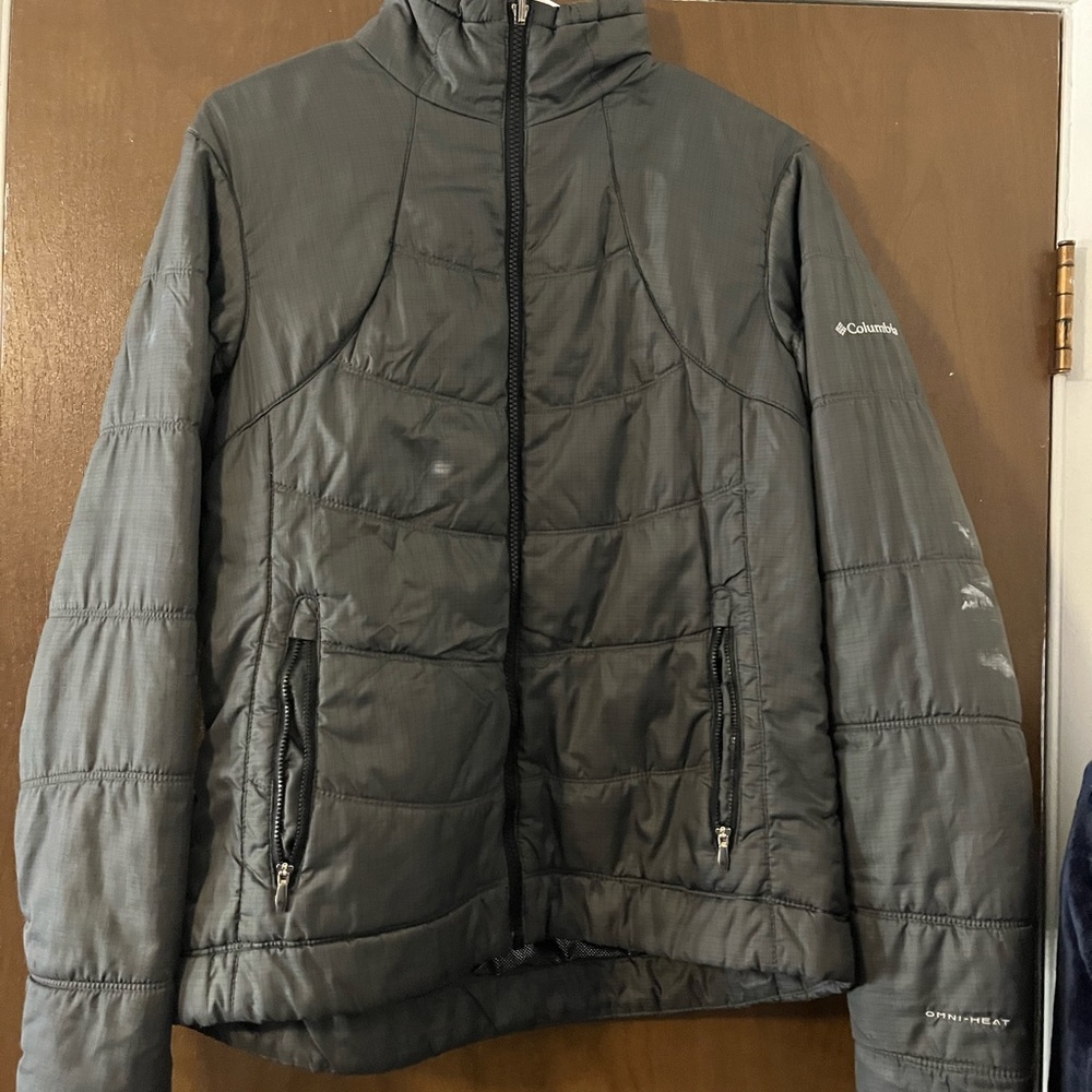 Grey Columbia puffer jacket